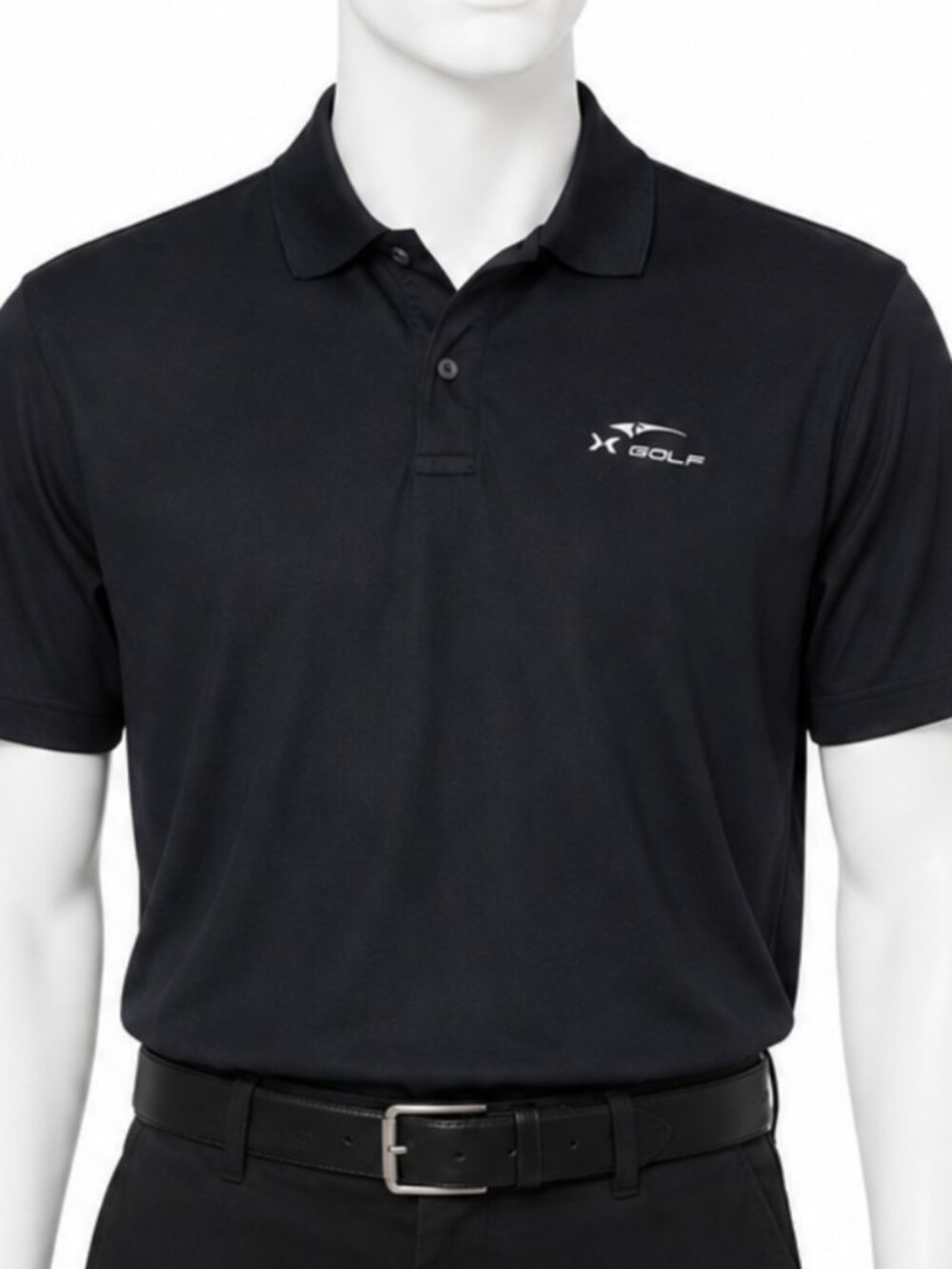 Under Armour Mens XL Polo Shirt X-Golf Performance Shirt Black HeatGear